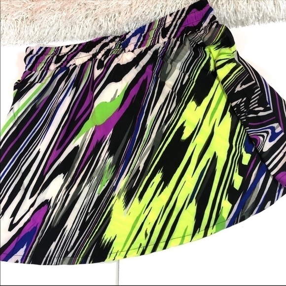 Fabletics Neon Striped Retro Skirt S - Picture 3 of 5
